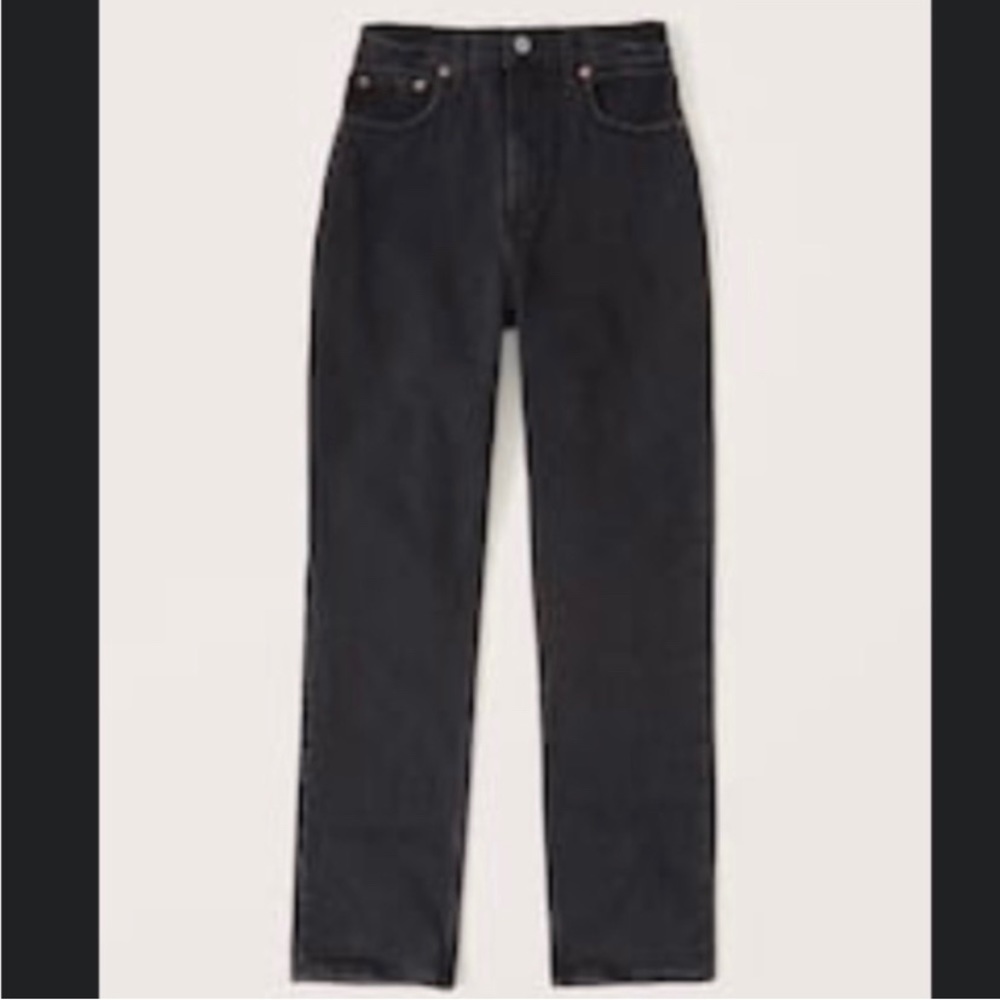 Curve love high rise straight leg jeans